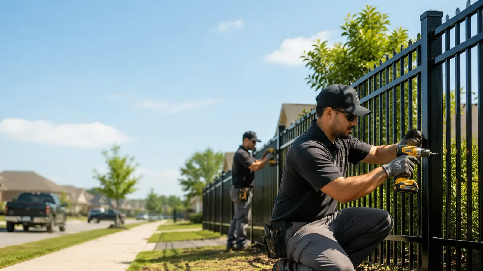 Metal Fence Installation in Chalk Hill, PA